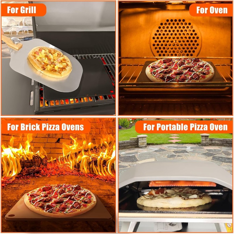 Hisencn Pizza Steel for Oven and Grill, 16 x16 inch
