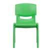 Flash Furniture Whitney 2 Pack Green Plastic Stackable School Chair