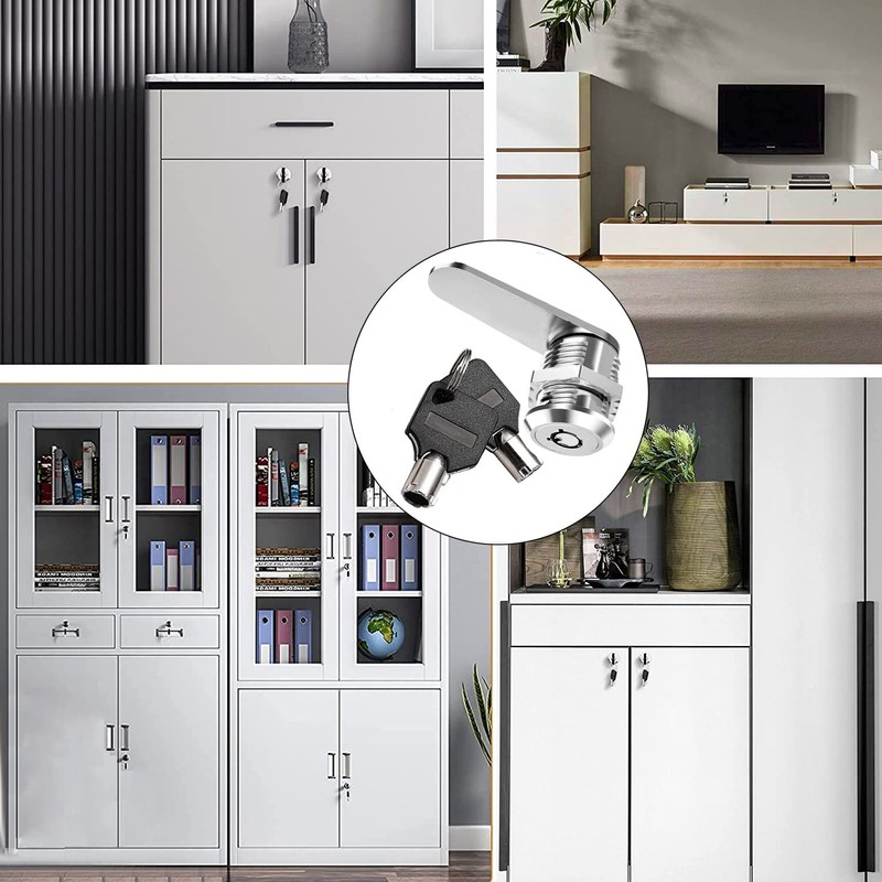 Litensh Thread Tubular Cam Lock with Keys Different, Mailbox Lock