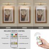Joosenhouse Picture Light Battery Operated Dimmable Wireless Picture Light with