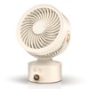 Yincook Desk Fans for Bedroom, 9-Inch Oscillating Air Circulator Fan,