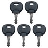 BAQI Pack of 5 Silver Twist Ignition Keys (14607) for
