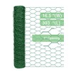 Garden Poultry Green Chicken Wire - 16.5 '' × 393
