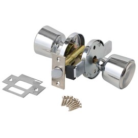 KAWAGUCHI 技研 Home Latch Empty with Key Lock (Inner) New Type Back Set,, 60 mm