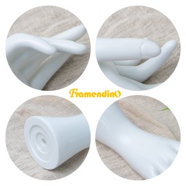 Framendino, White Female Mannequin Hand Jewelry Display Bracelet Ring Watch Stand Support Holder for Jewelry Necklace Display