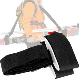Ski Boot Straps, Adjustable Skis Shoulder Carrier Strap with Protector Pad