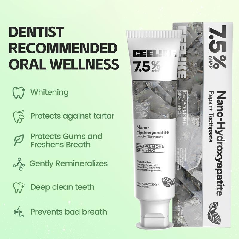 Ceelike Nano Hydroxyapatite Toothpaste | Repairs & Strengthens Enamel |
