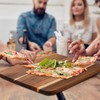 Hoolerry 6 Pcs Wood Cutting Board Bulk with Handle 18