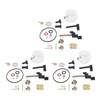 3 Set Carburetor Rebuild Kit Plastic Iron Carburetor Repair Kit