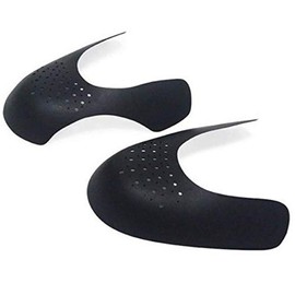 OMCO, Anti-crease sneaker, Par de protector antiarrugas para tenis y zapatos, escudo para calzado, evita los pliegues, Talla grande 25-29 cm, color negro