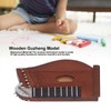 Guzheng Model Wooden Miniature Guzheng Musical Instrument Model Display for