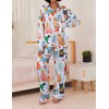 Ekouaer Womens 2 Piece Silk Satin Pajama Set Long Sleeve