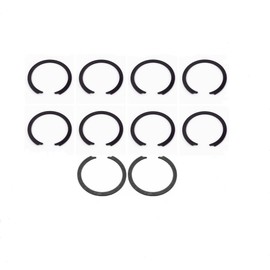 Dgdhf Replacement Equipment Snap Ring J2376M Fits John Deere Mower Deck 120, 140, 300, 312, 314, 316, 317, 318, 322, 330, 332, 425, 445, 455 Lawn Tractors (Set of 10)