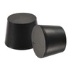 sourcing map Rubber Tapered Plug 30mm to 37mm Solid Test