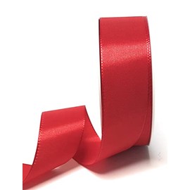 s.dekoda Taffeta Ribbon 50 m x 40 mm Red Decorative Ribbon Taffeta Gift Ribbon