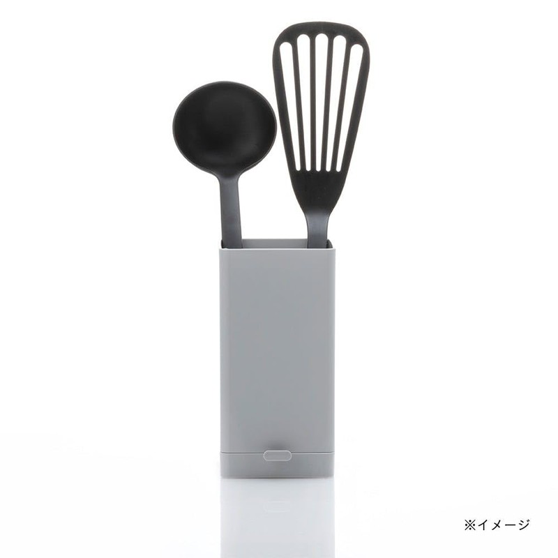 CAINZ Kitchen Tool Stand with Tray, Light Gray