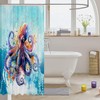 Feelyou Octopus Shower Curtain 72"x72" Ocean Kraken Bathroom Shower Curtain