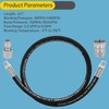 NuFlySic Pressure Washer Whip Hose Power Washer Jumper Hose for