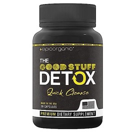 The Good Stuff Detox & Cleanse | Powerful Complete Internal Cleansing Formula | Professionally Formulated Extra Strength Herbal Detox | 30 Capsules