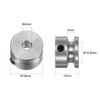 sourcing map Single Groove Pulley 4 mm Fixed Bore 16