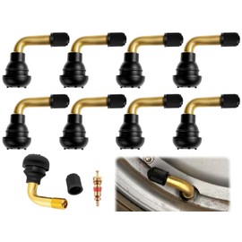 90 Grad,Winkelventil,8pcs Motorrad Tubeless Ventil,Winkelventil für schlauchlose Reifen,Roller Ventil,Tubeless Ventil,Rollerventil Roller Ventil,Winkelventil für Reifen,Reifenventil