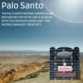 Satya Backflow Cones used for Aromatherapy, Spa, Yoga, Weddings, Reiki, Meditation, Healing by SAMASIA (Palo Santo)