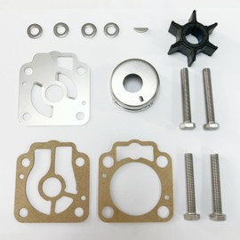 Forestity Compatible with 3C8-87322-3 Water Pump Impeller Repair Kit Replacement for Tohatsu M40D M50D, 3C8-87322-0 Boat Motor for Outboard Engine 2-Stroke 3C8873220 3C8873223