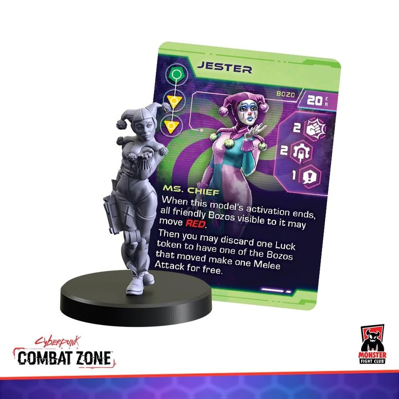 Monster Fight Club Cyberpunk: Combat Zone - Bozos Starter Gang
