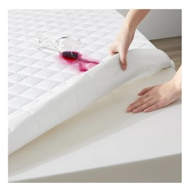 Opulent Living 100% Waterproof Quilted Mattress Protector – Extra Deep (30cm) Fitted Skirt, Breathable, Hypoallergenic, Anti-Dust Mite, Super Absorbent, Washable with TPU Layer (Single (90x190cm))
