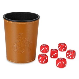 1. FC Köln Dice Cup Logo with 6 Dice Puzzle Cups