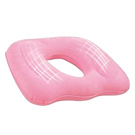 EULAPGOE Inflatable Orthopaedic Cushion Seat Cushion, Inflatable Orthopaedic Cushion for Long Sitting on Office Chairs, Hemorrhoids Seat Cushion, Inflatable for Office Chair, Wheelchair (Pink)
