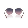 Coach HC7158D Sunglasses, Shiny Rose Gold/Blue Pink Gradient, 58 mm