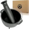 Backcountry Iron 4.75 inch Cast Iron Mortar and Pestle Set