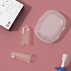 Momcozy cepillo de dientes de dedo de silicona para bebé