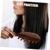 Healeved 3pcs Ergonomic Sandalwood Scalp Comb for Versatile Wooden Hair