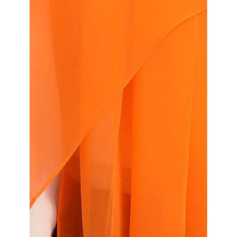 Prettystern Women's Plain Colour Georgette Silk Scarf Stole - 176cm