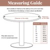 Odot Washable Tablecloth Round 70 cm, Elastic Lotus Effect Tablecloth