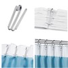 Metal Curtain Hooks Pinch Pleat Header Tape Pins Heavy Duty