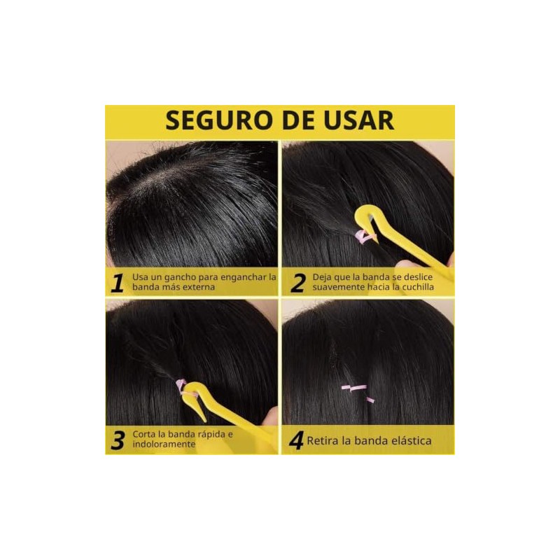 1000 Piezas Ligas Cabello Niña Ligas para Cabello Niña Goma