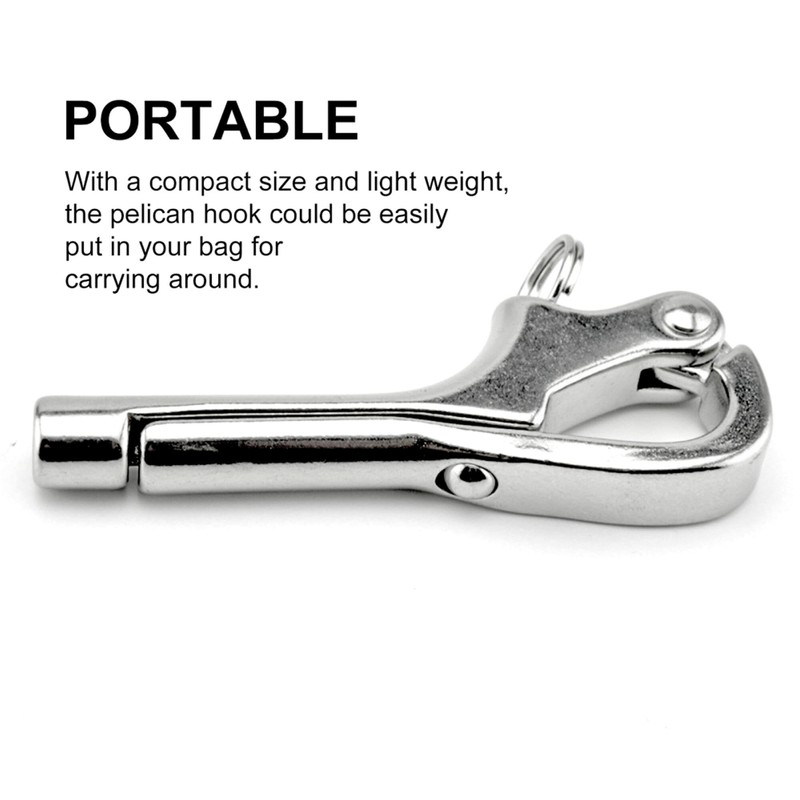 Pair of Marine Grade Stainless Steel 316 Quick Release Pelican