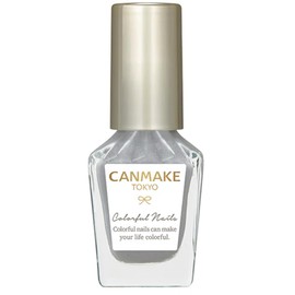 Canmake N97 Colorful Nails, Water Tamori, 0.3 fl oz (8 ml), High Color, Quick Drying, Light Blue Pearl