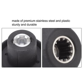 TOPINCN Licuadora Drive Socket Kit Cocina Rompiendo Hongo Cabeza Accesorios Exportación Manga Plástico Acero Inoxidable, Plástico Negro Licuadora Cocina
