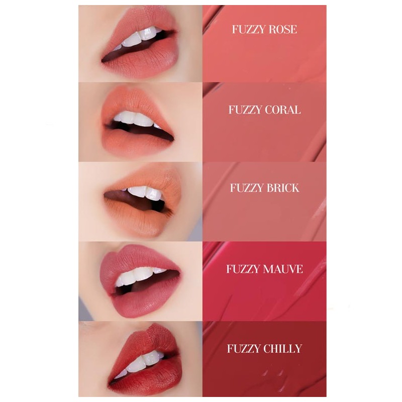 MAD PEACH Smood Fit Collor Lip Tint 3.8ml, Color:01 Fuzzy