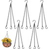 Laicaii 5pcs Hanging Basket Chains 3 Point, Heavy Duty Flower