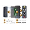 Unbranded/Generic 2-Way RGB Scart Composite RCA S-Video Audio Extractor Combiner