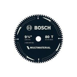 Bosch 1x Multi Material Circular Saw Blade (for Metal, Plastics, Wood, Ø 235 mm - 9 1/4 inch, 80 Teeth, Bore 25 mm, +3X Reduction Rings, Professional Accessories for Circular Saws from Most Brands)