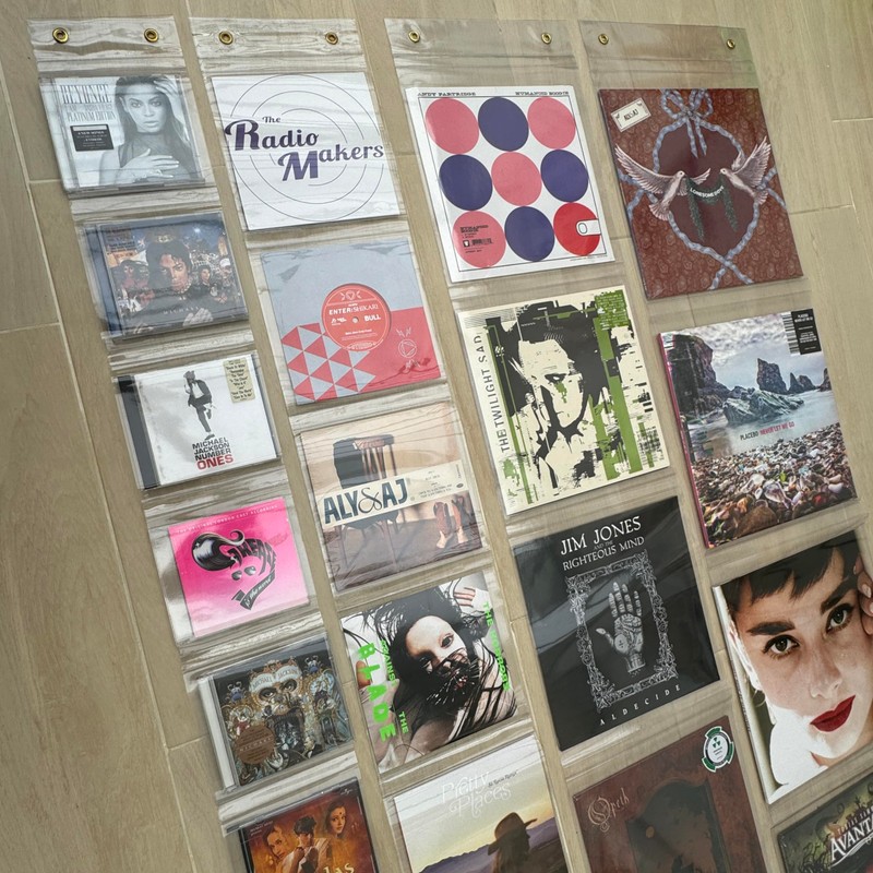 PVC Record Vinyl Display Strips Drops Perfect for Showroom (12",
