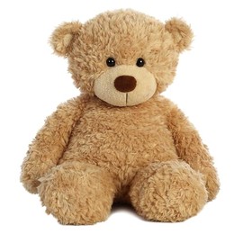 Aurora® Snuggly Bonny Bear™ Stuffed Animal - Comforting Companion - Imaginative Play - Tan 13 Inches