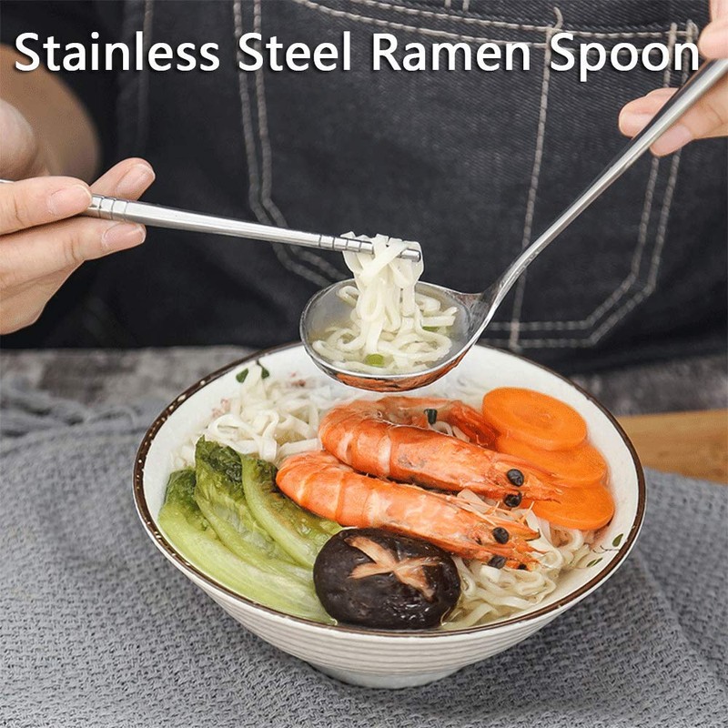 Qualizon 18/8 Stainless Steel Heavy Duty Deep Soup Spoon -