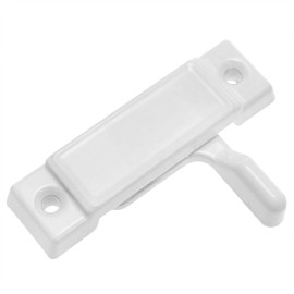 Xhziy White Window Lock Window Sash Lock Replacement Window Locks for Vertical Sliding Windows Window Parts Replacement with Screws 3PCS